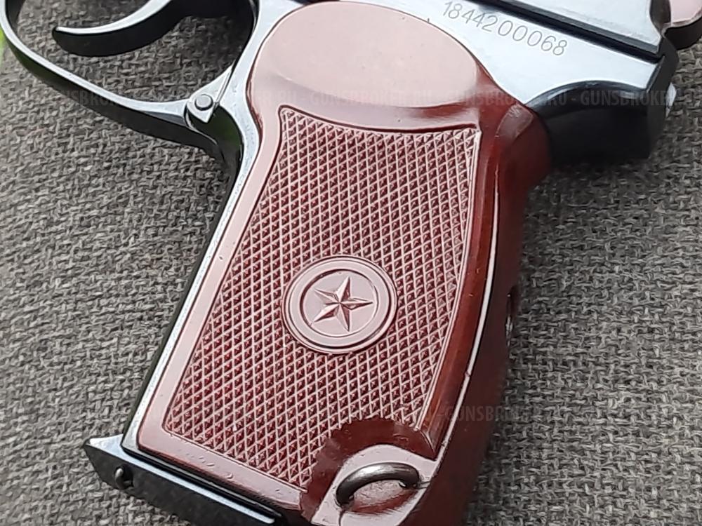 Пистолет Макарова ПМ охолощённый Р-411 2018 года, весь кованный, в подарочном исполнении