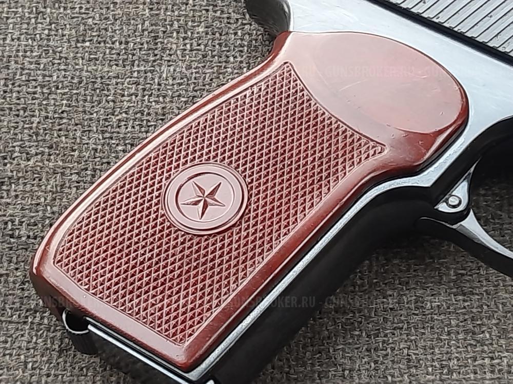 Пистолет Макарова ПМ охолощённый Р-411 2018 года, весь кованный, в подарочном исполнении