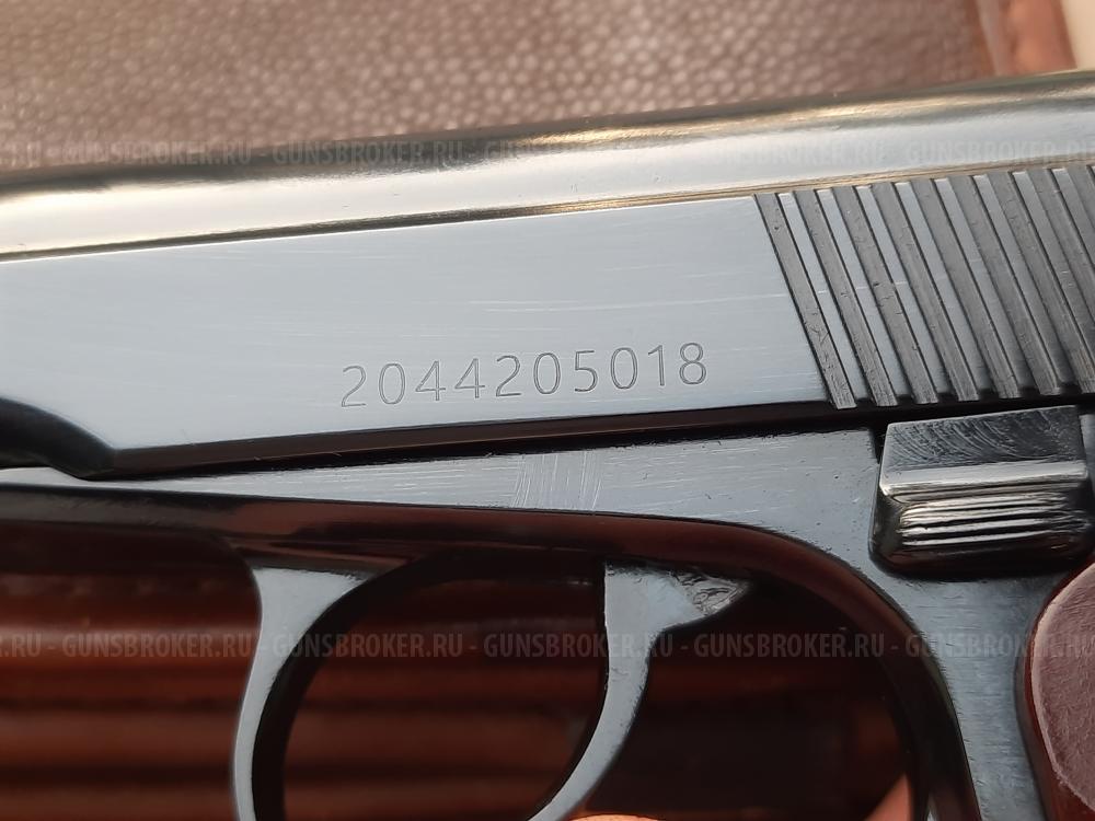 Пистолет Макарова ПМ охолощённый Р-411 2020 года, кованный затвор, в подарочном исполнении