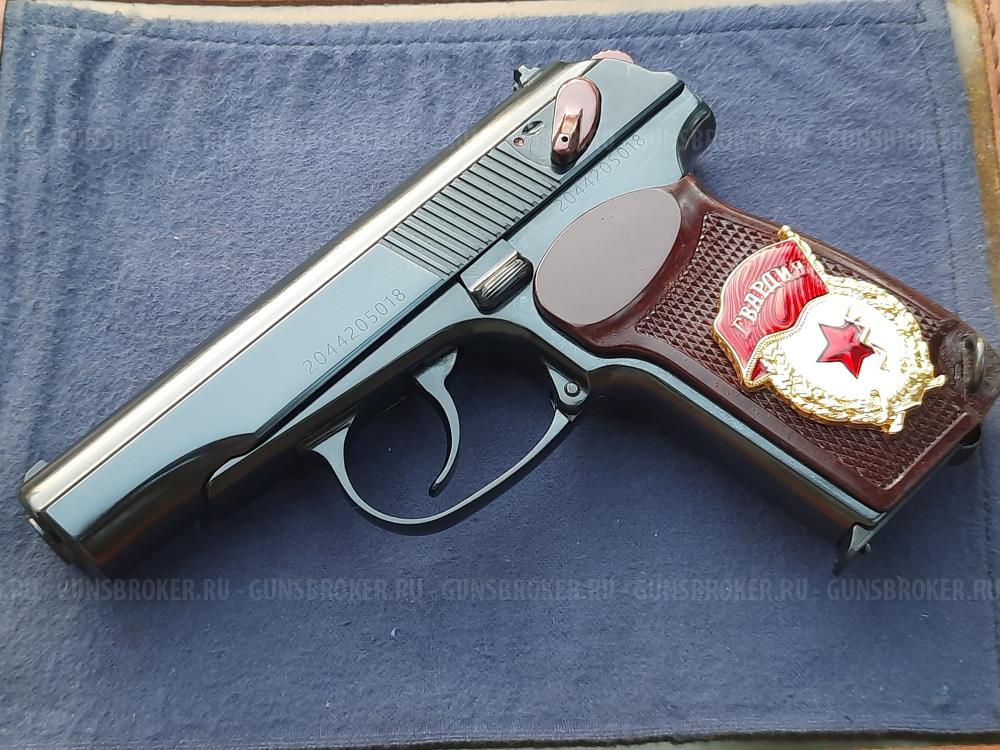 Пистолет Макарова ПМ охолощённый Р-411 2020 года, кованный затвор, в подарочном исполнении