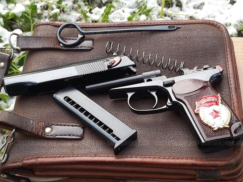 Пистолет Макарова ПМ охолощённый Р-411 2020 года, кованный затвор, в подарочном исполнении