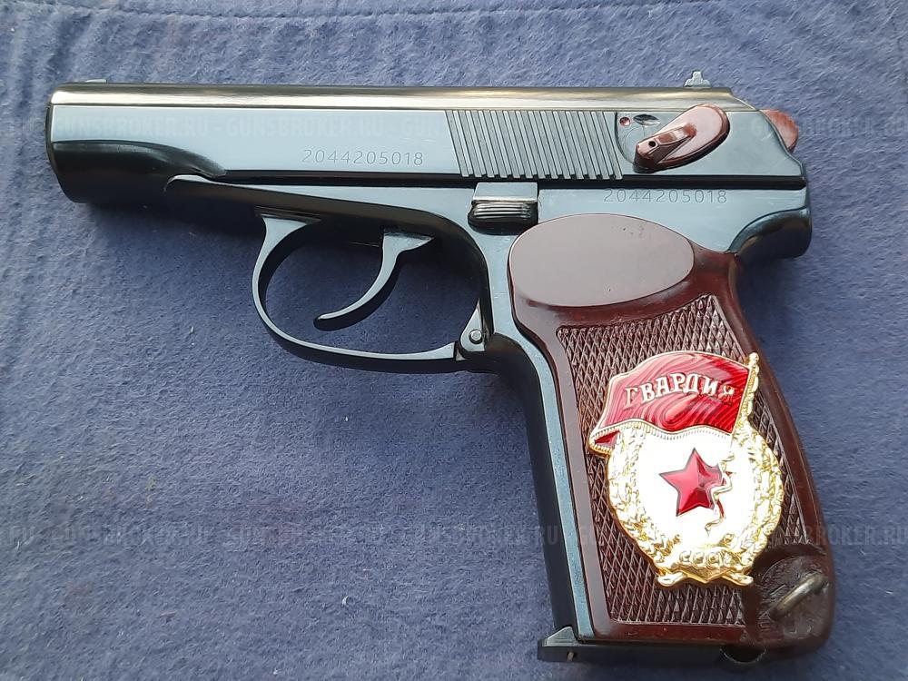 Пистолет Макарова ПМ охолощённый Р-411 2020 года, кованный затвор, в подарочном исполнении