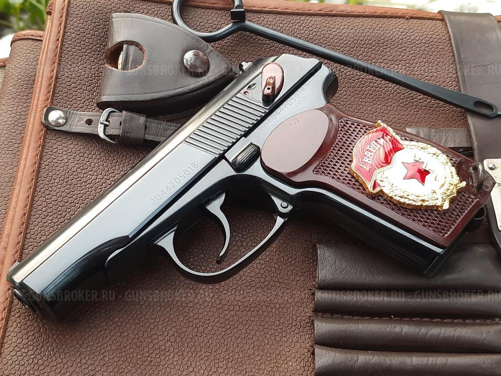 Пистолет Макарова ПМ охолощённый Р-411 2020 года, кованный затвор, в подарочном исполнении