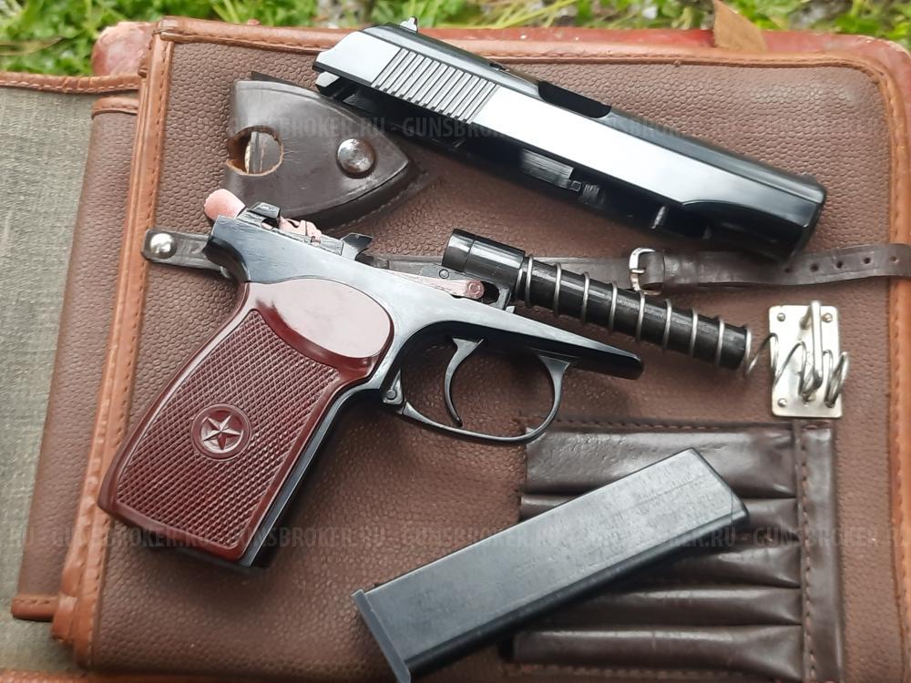 Пистолет Макарова ПМ охолощённый Р-411 2020 года, кованный затвор, в подарочном исполнении