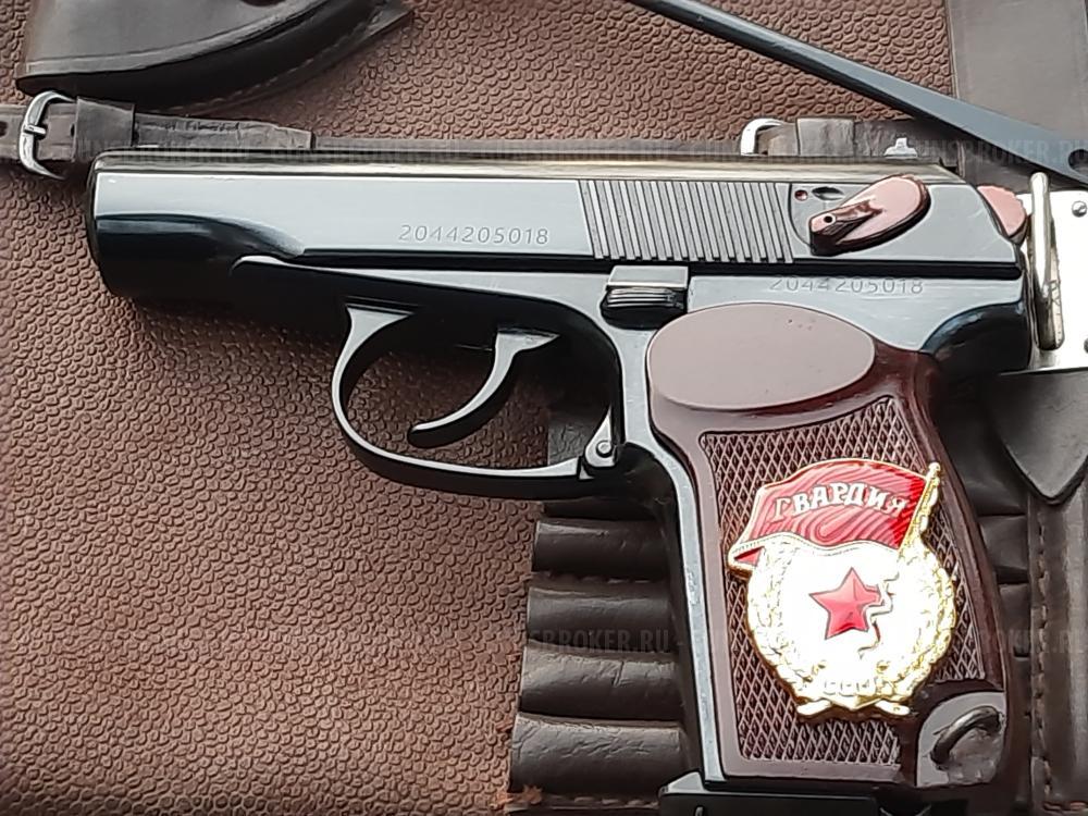 Пистолет Макарова ПМ охолощённый Р-411 2020 года, кованный затвор, в подарочном исполнении