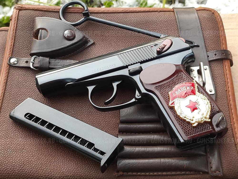 Пистолет Макарова ПМ охолощённый Р-411 2020 года, кованный затвор, в подарочном исполнении