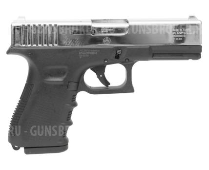 Пистолет охолощенный Retay Glock 17 (СХП Ретай Глок 17), никель ВЫКУПЛЮ У ВАС СХП/ММГ/ПНЕВМАТИКУ
