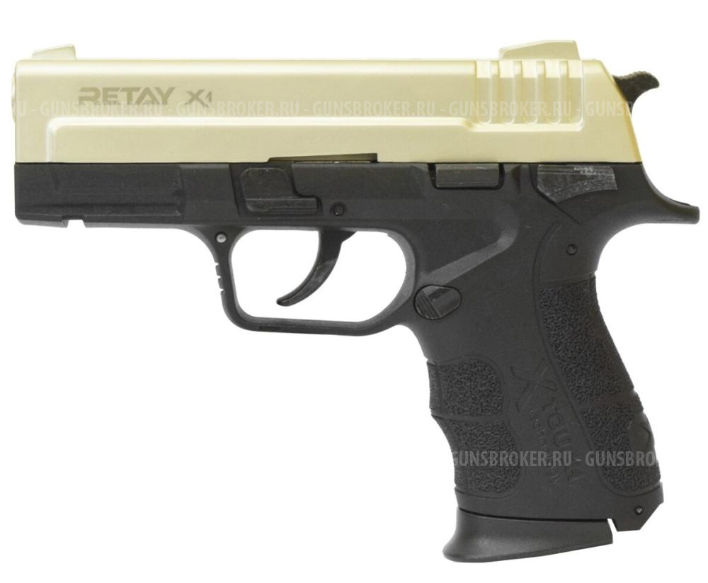 Пистолет охолощенный Retay X1 9 мм (СХП Ретай Х1, 9 mm P.A.K), сатин