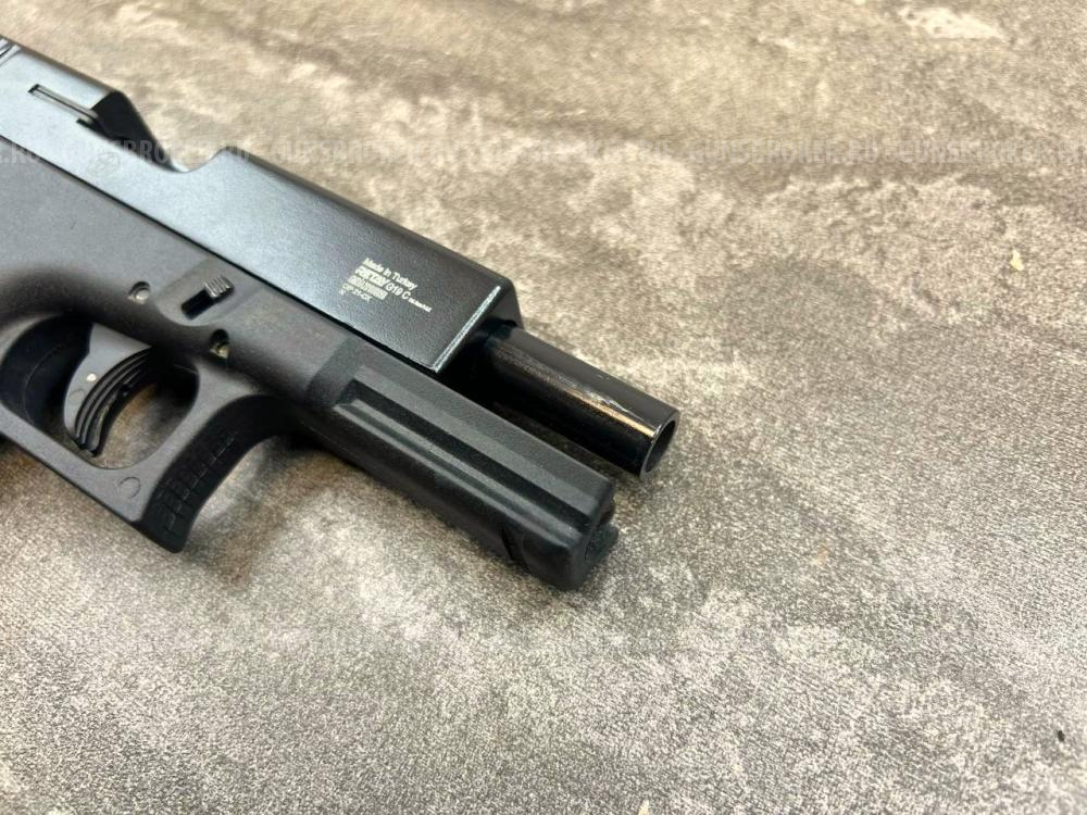 Пистолет охолощенный шумовой Retay Glock 19 (СХП Ретай Глок 19, 9мм, с витрины), черный