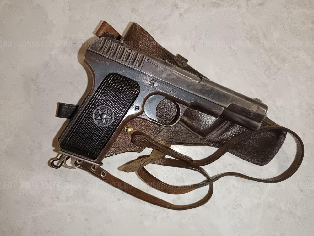Пистолет охолощенный ТТ-СХ ТТ30 ТТ-30 TT30 TT-30 от Рока 1935 года Словак под патрон 10х31.