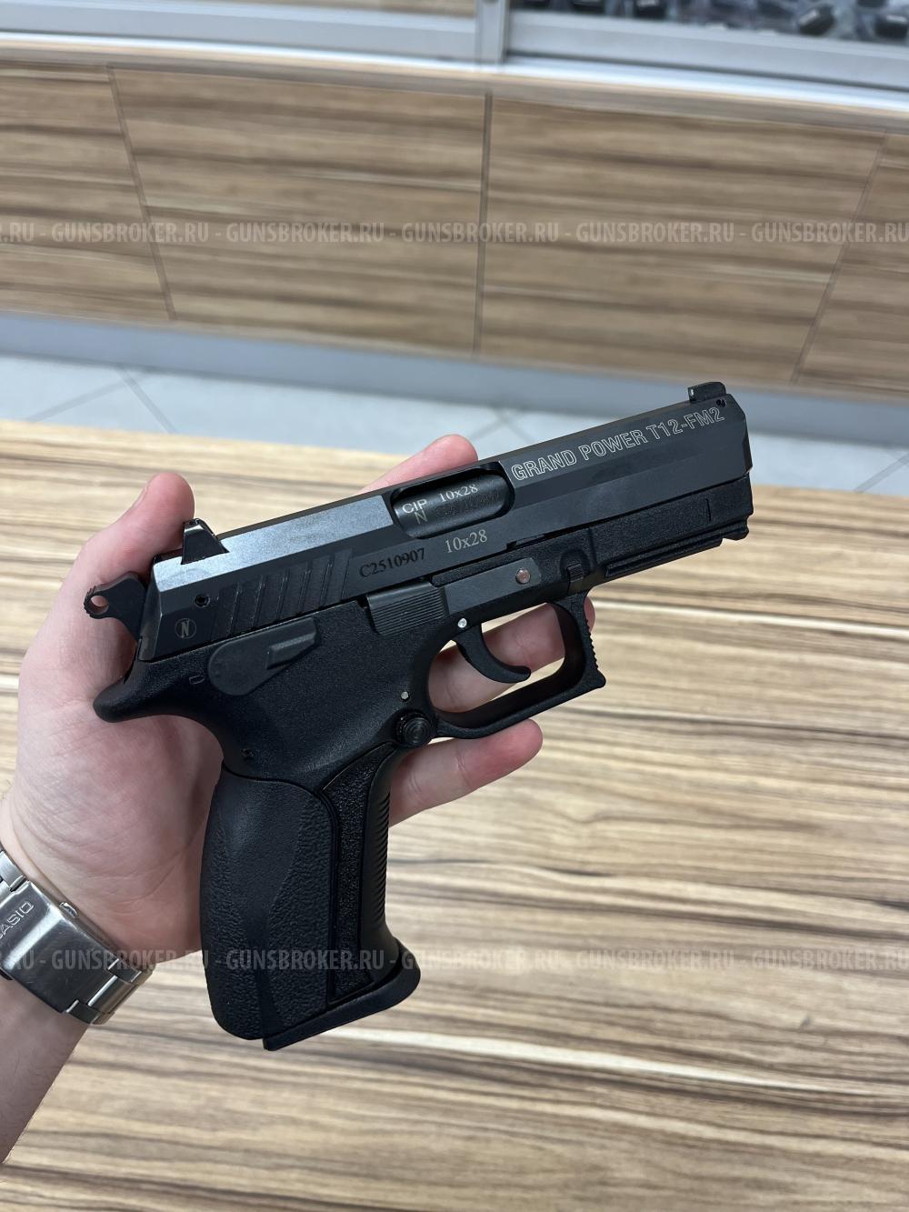 Пистолет ООП Grand Power T12-FM2 (азотированный) кал. 10х28