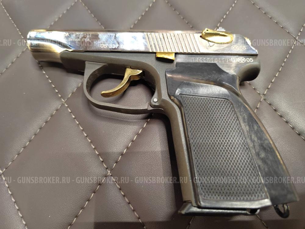 Пистолет ООП ИЖ-79-9Т к.9mm P.A. никель (Комиссия)