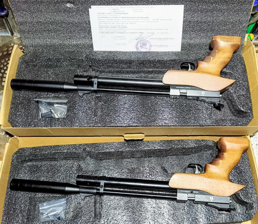 Пистолеты PCP PP800R, к. 5.5 мм и 4.5 мм.