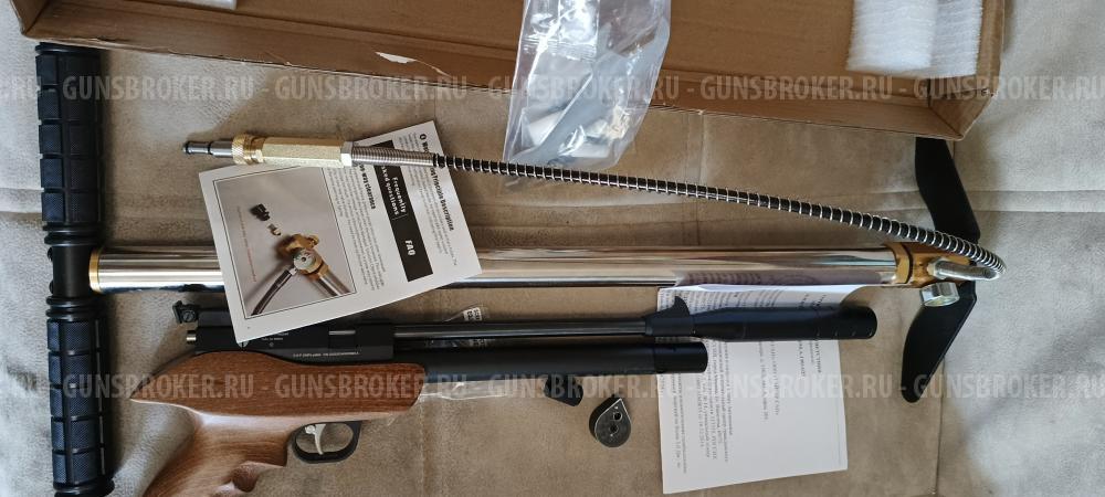 Пистолет PCP ZR Arms PP800R, к. 4,5 мм + 3-ступенчатый насос PCP