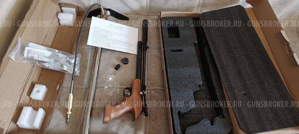 Пистолет PCP ZR Arms PP800R, к. 4,5 мм + 3-ступенчатый насос PCP