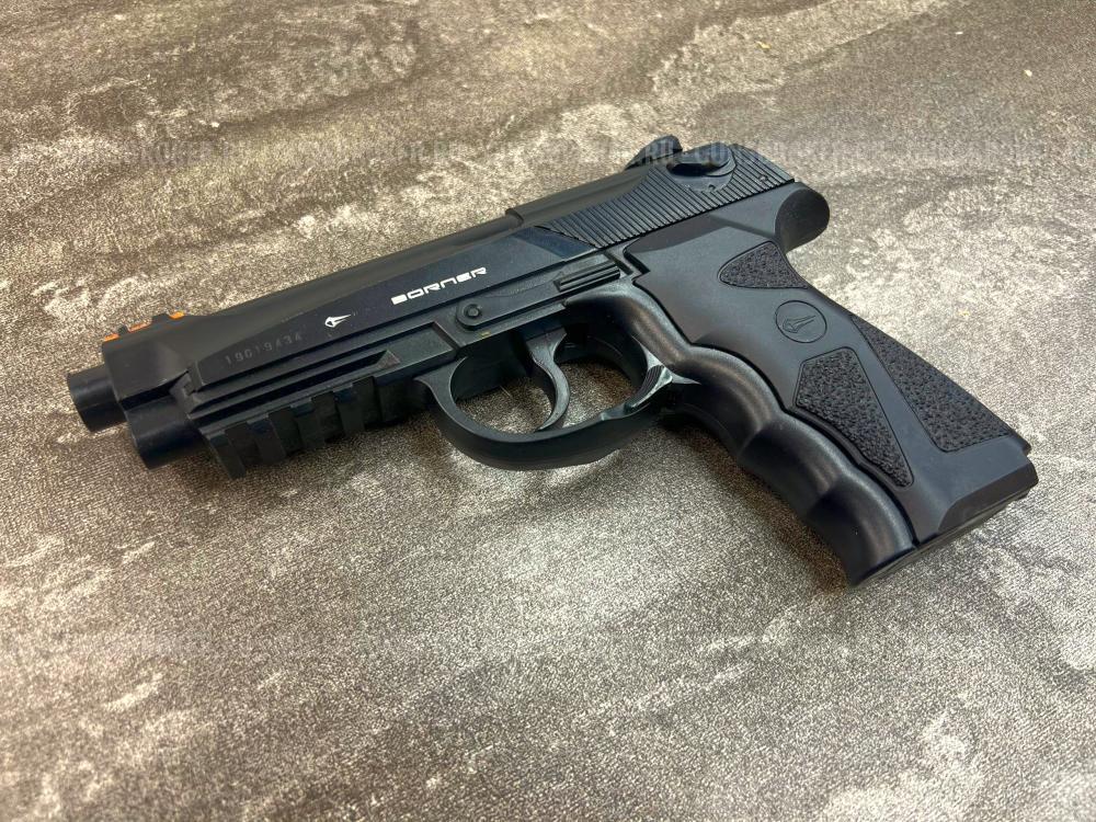 Пистолет пневматический Borner Sport 306 (пластик, неподвижный, Beretta, б/у) 4,5 мм