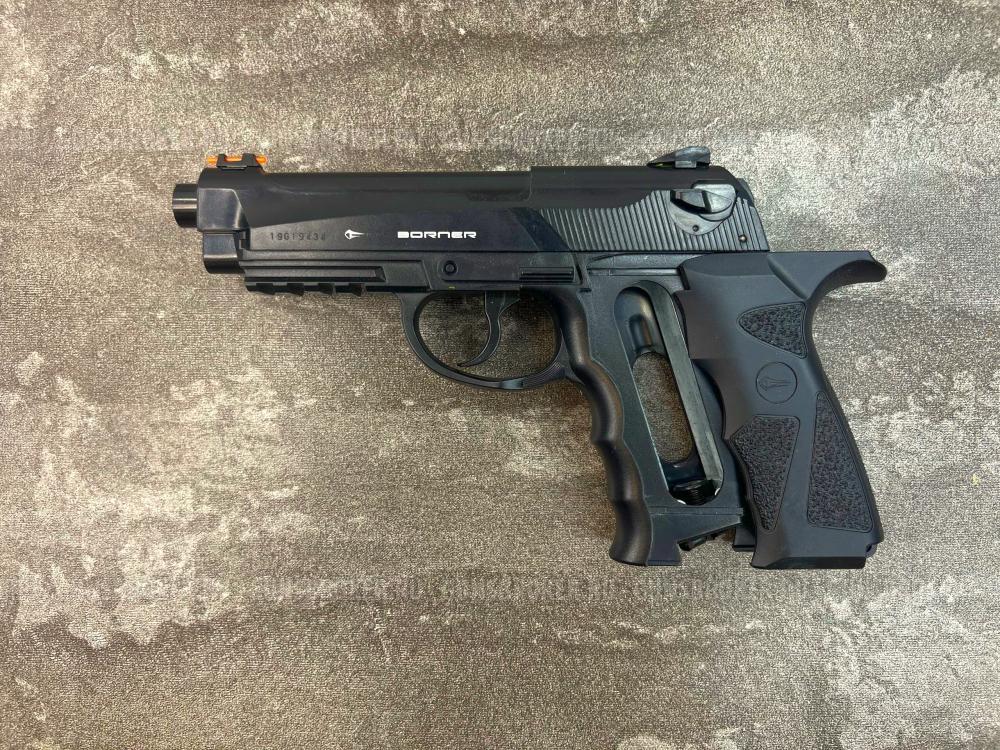 Пистолет пневматический Borner Sport 306 (пластик, неподвижный, Beretta, б/у) 4,5 мм