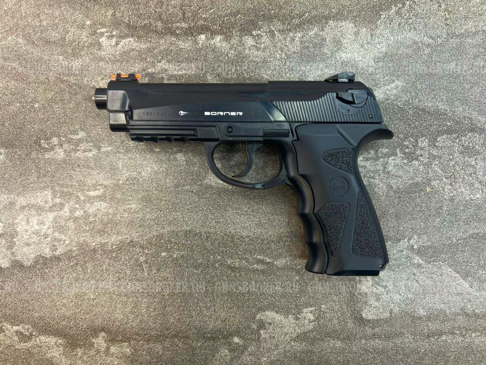 Пистолет пневматический Borner Sport 306 (пластик, неподвижный, Beretta, б/у) 4,5 мм