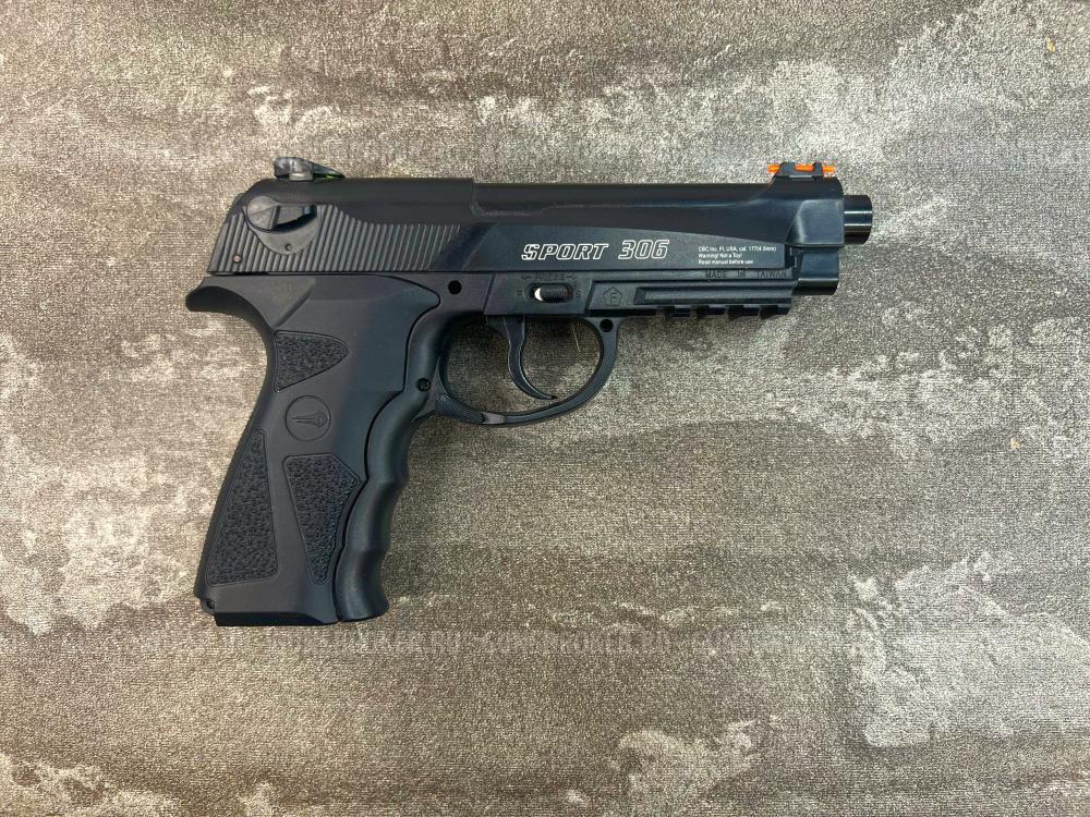 Пистолет пневматический Borner Sport 306 (пластик, неподвижный, Beretta, б/у) 4,5 мм