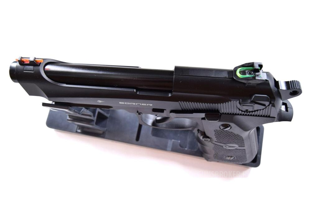 Пистолет пневматический Borner Sport 331 (блоубэк, Beretta), кал. 4,5 мм (ВЫКУПЛЮ У ВАС СХП/ММГ/ПНЕВМАТИКУ)
