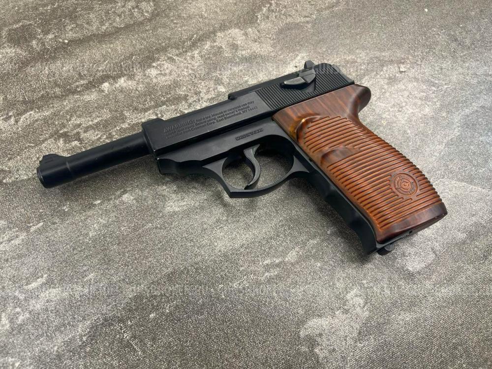 Пистолет пневматический Crosman C41 (металл, подвижный затвор, Walther P.38, б/у) 4,5 мм