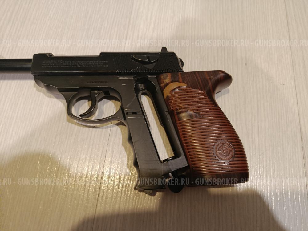 Пистолет пневматический Crosman C41 (металл, подвижный затвор, Walther P.38, б/у) 4,5 мм