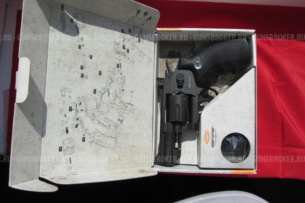 Пистолет пневматический Gletcher SW R25 Black