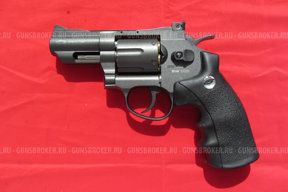 Пистолет пневматический Gletcher SW R25 Black