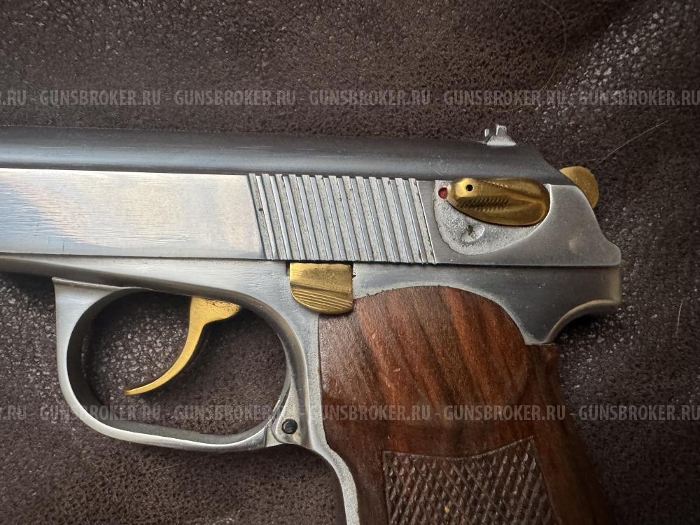 Пистолет пневматический Макаров МР-654 Хром