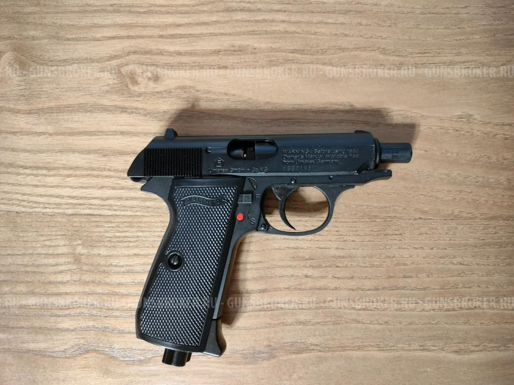 Пистолет пневматический umarex walther PPK/S 4,5 мм