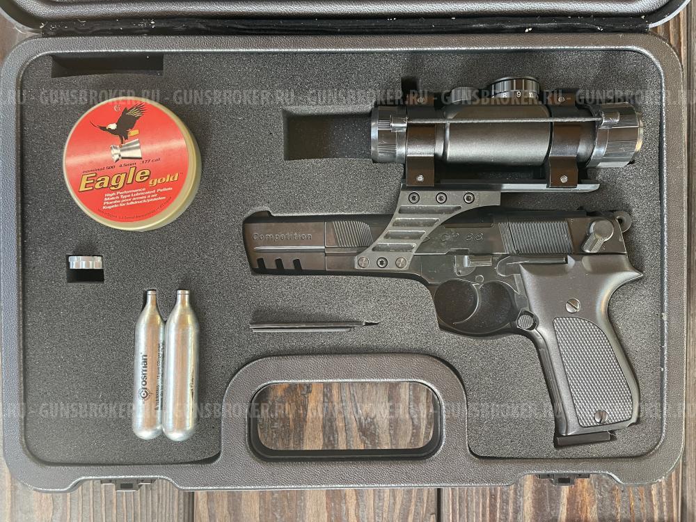 Пистолет пневматический Walther CP 88 Competition cal 4.5 с прицелом
