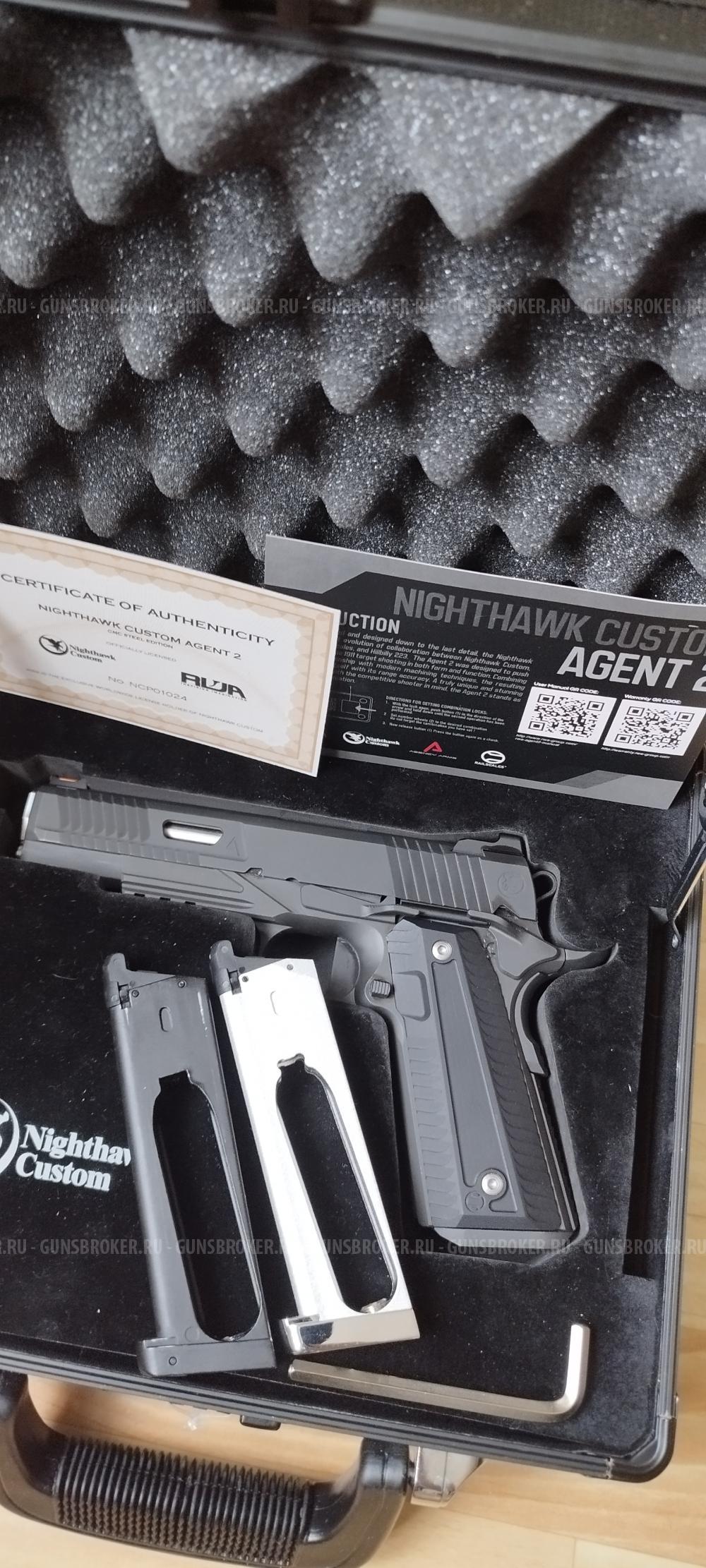 Пистолет RWA Nighthawk Custom AGENT 2 limited edition 