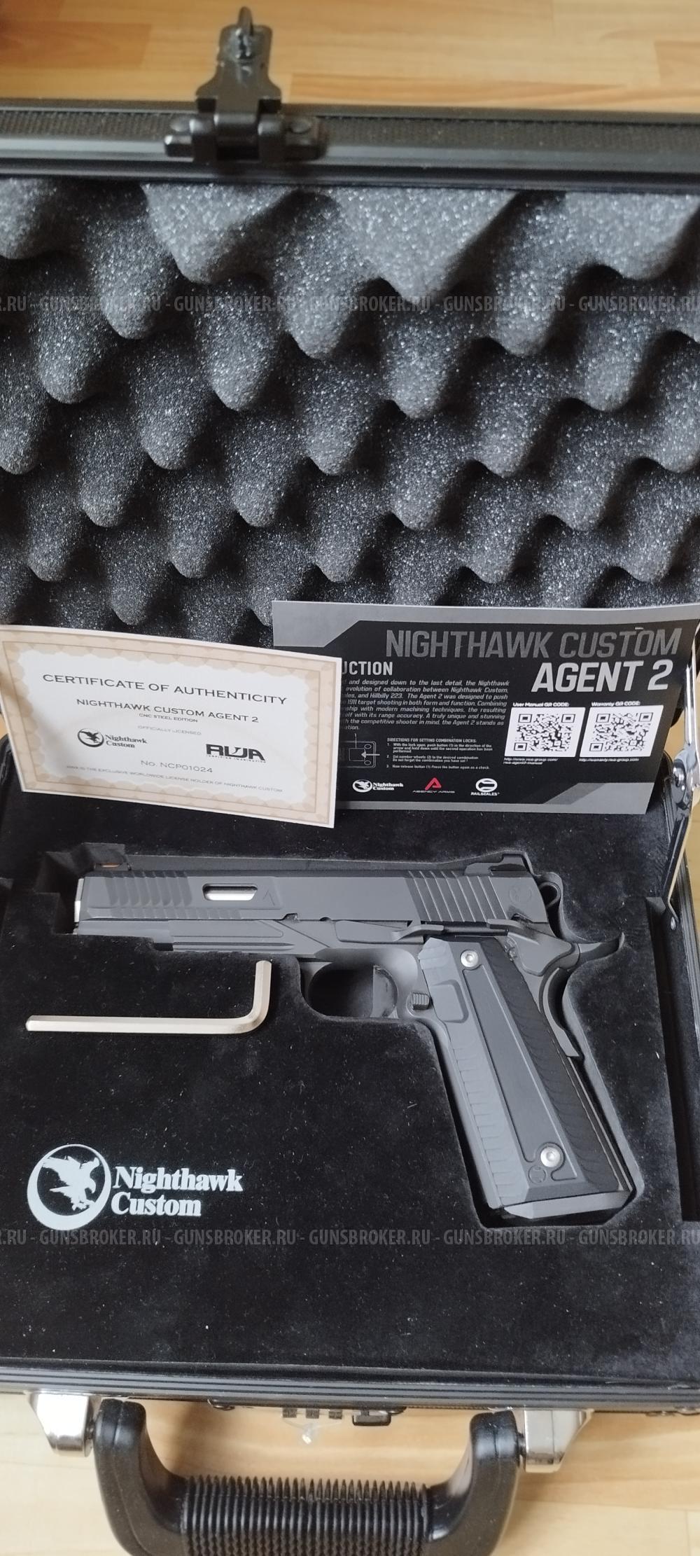 Пистолет RWA Nighthawk Custom AGENT 2 limited edition 