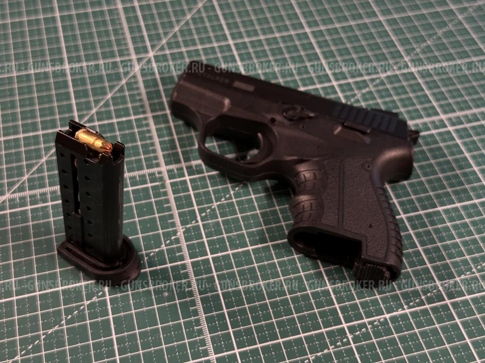 Пистолет сигнальный самозарядный Stalker Kurs (вороненый) черный