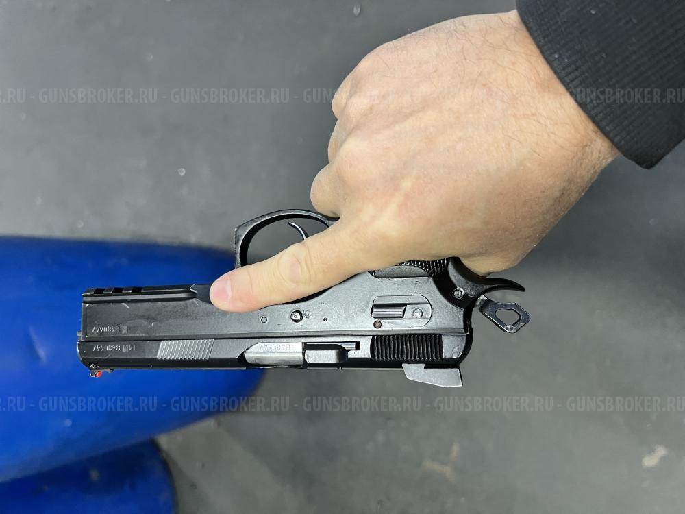 CZ 75 SP01 Shadow 9х19 пистолет спортивный огнестрельный для спортсменов