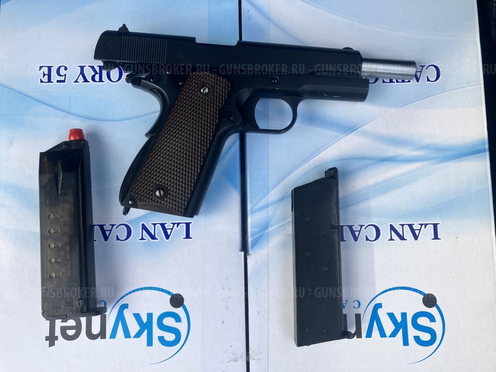 Пистолет страйкбольный (WE) Colt М1911А1 металл WE-E001A