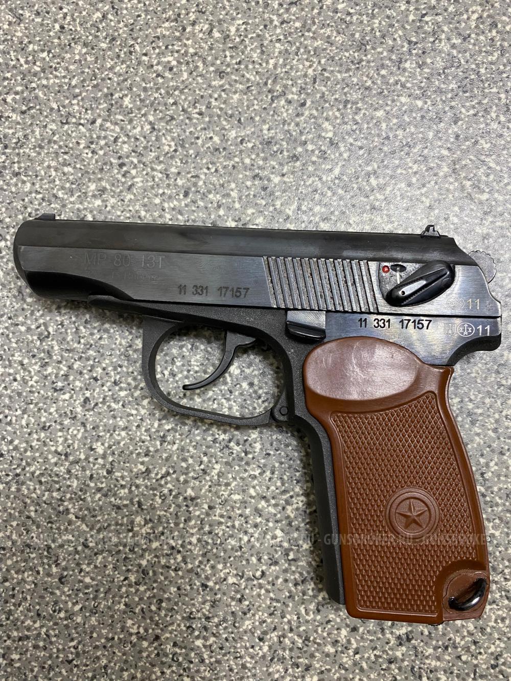  пистолет травматический МР-80-13Т, калибр 45 Rubbe