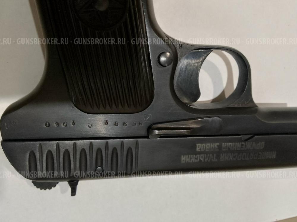 Пистолет ТТ СХ от ТОЗ охолощенный 1940год под патрон 9 им