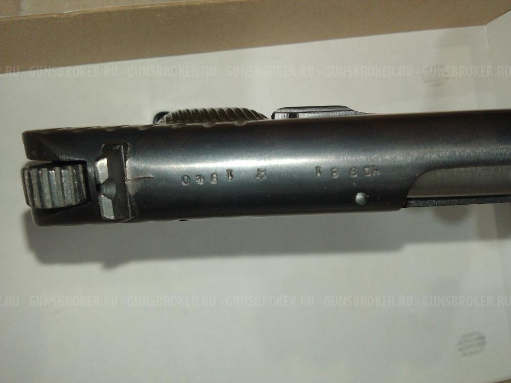 Пистолет ТТ СХ от ТОЗ охолощенный 1940год под патрон 9 им