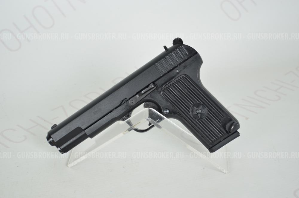Пистолет ТТ сигнальный черный Blowback 10ТК 7пат. KURS НОВОЕ