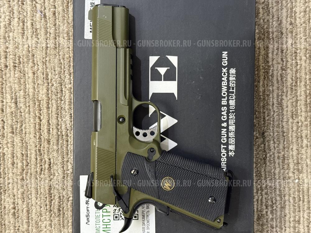 Пистолет WE Colt 1911 MEU SOC GGBB (GP111-SOC(OD))