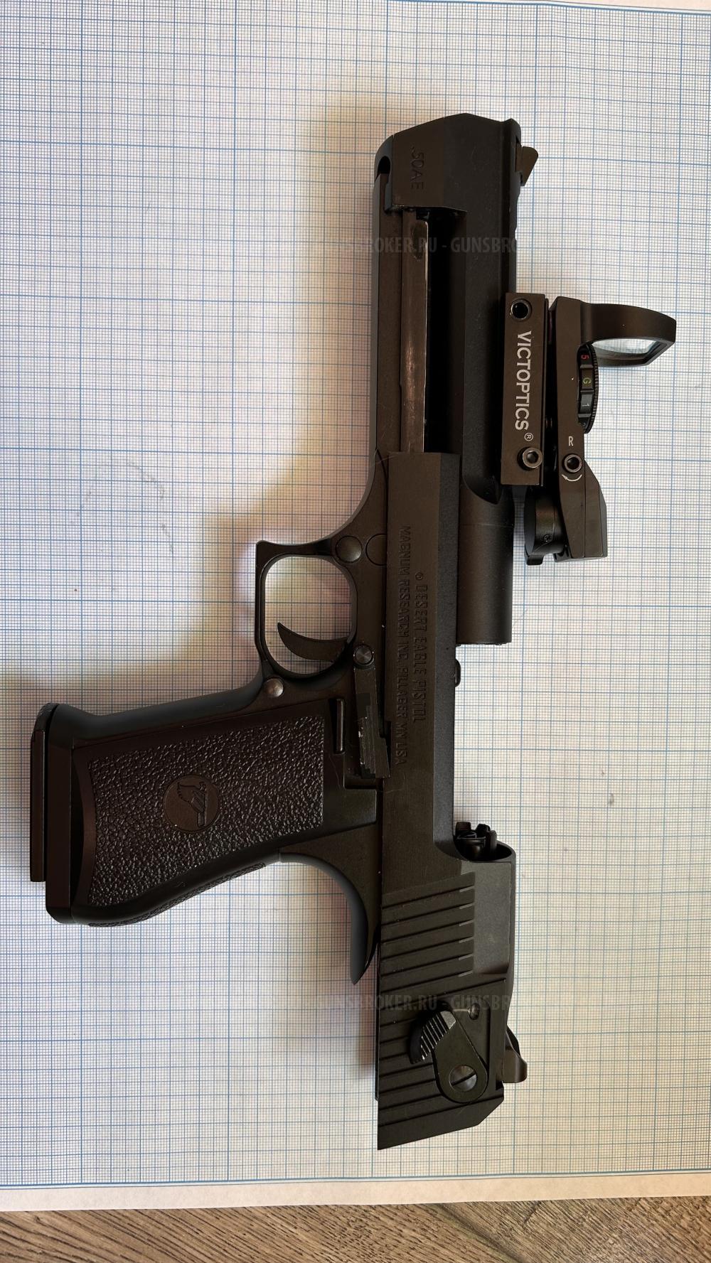 Пистолет (WE) Desert Eagle (Greengas, Чёрный)