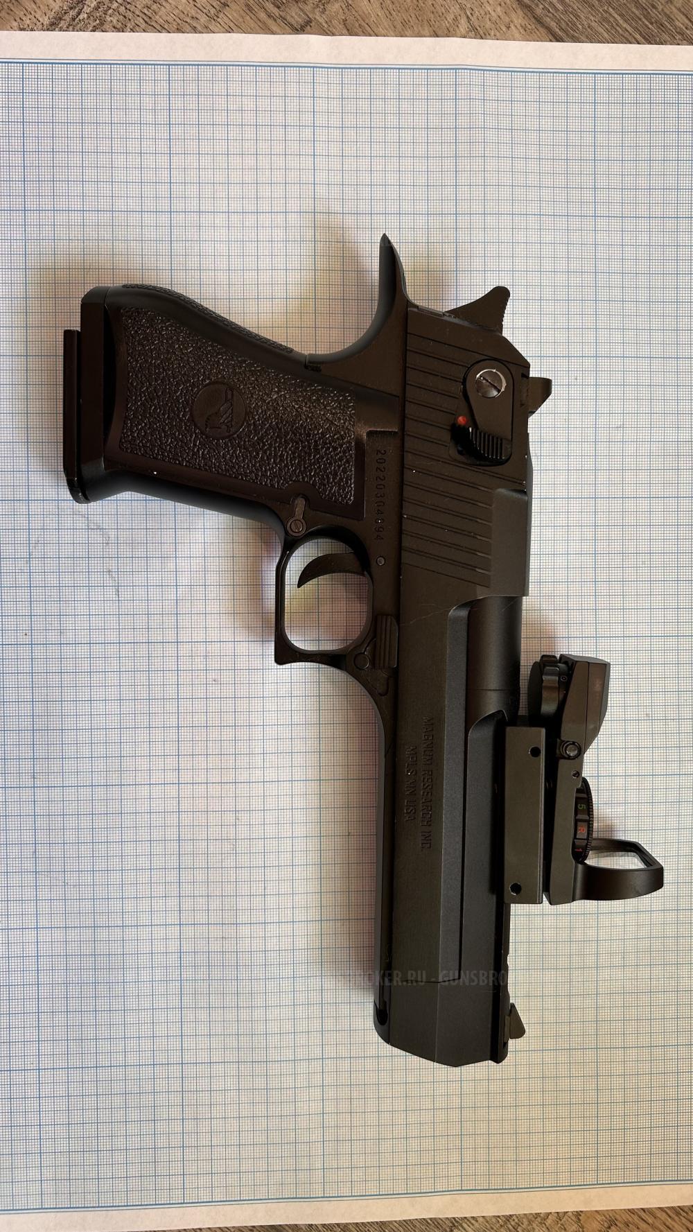 Пистолет (WE) Desert Eagle (Greengas, Чёрный)