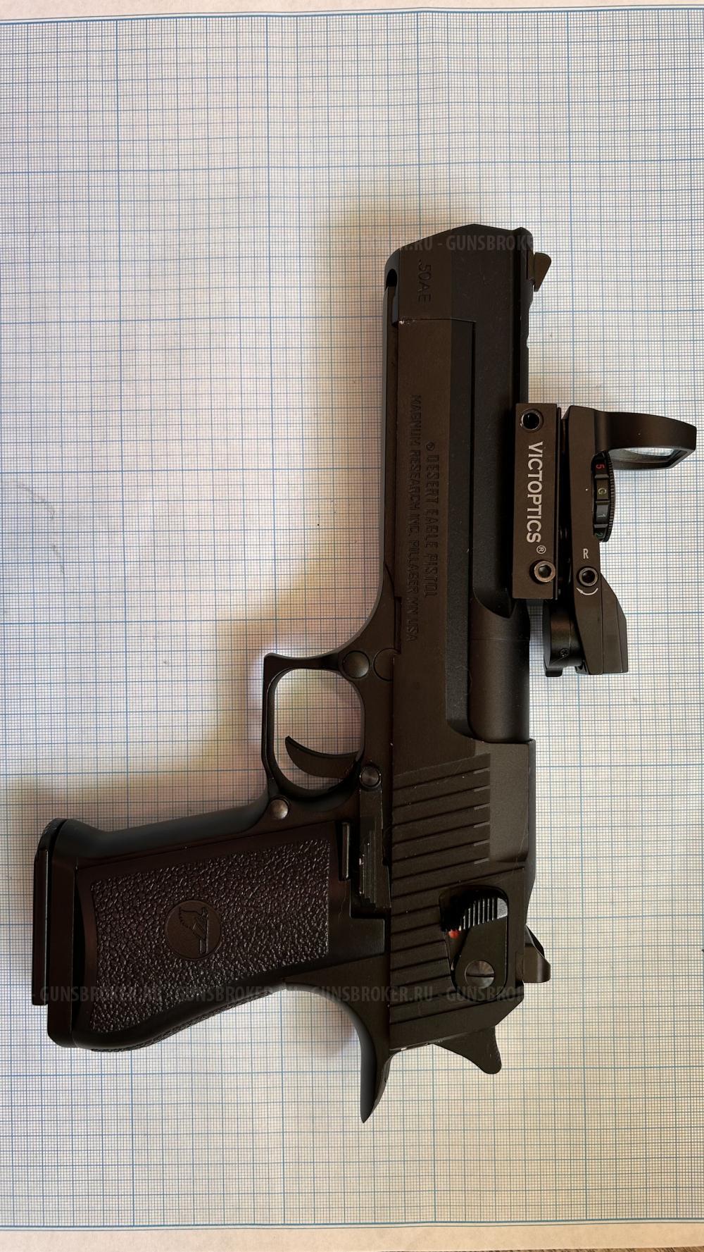 Пистолет (WE) Desert Eagle (Greengas, Чёрный)