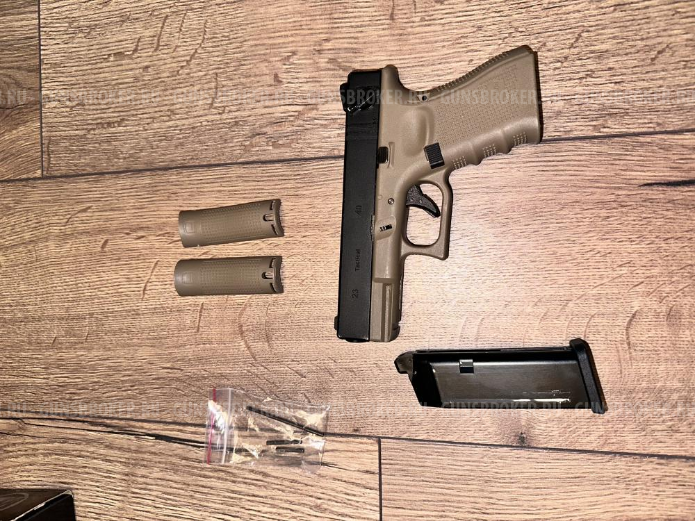 Пистолет WE Glock 23 Gen.4 TAN GGBB