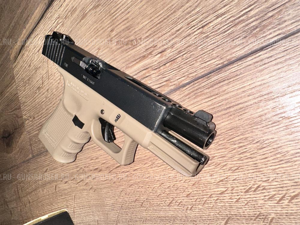 Пистолет WE Glock 23 Gen.4 TAN GGBB