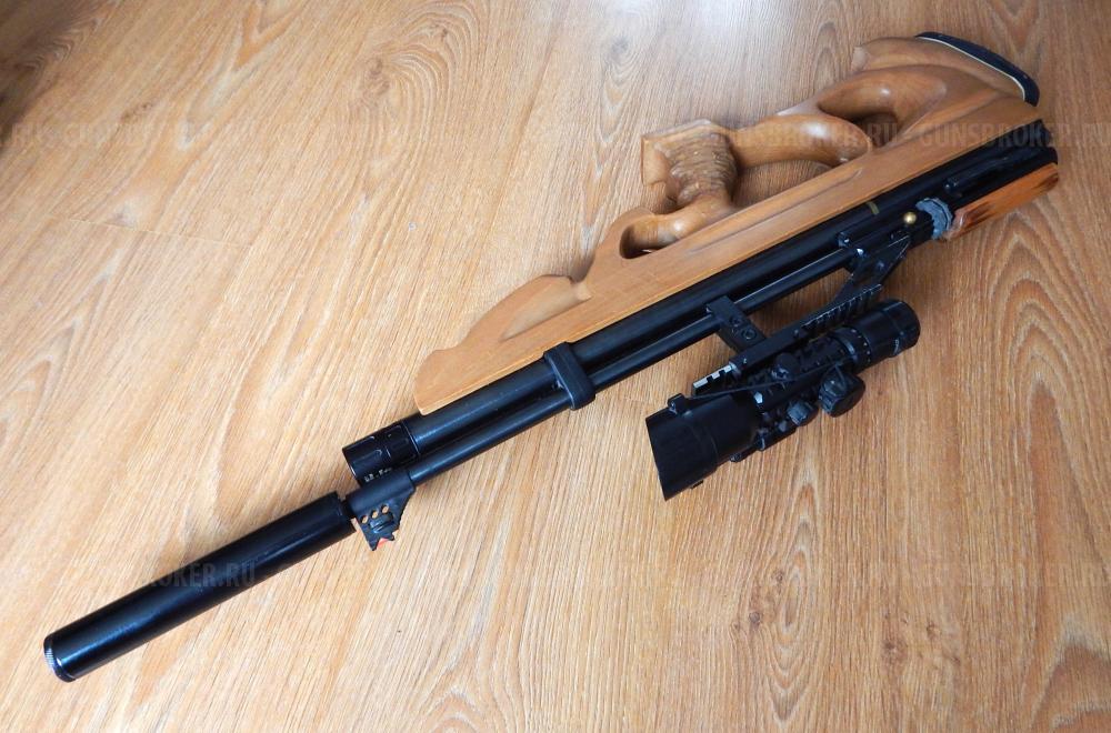 PCP винтовка HATSAN AT-44 10. Буллпап. С эл. насосом ВД. Полный комплект. В идеале.