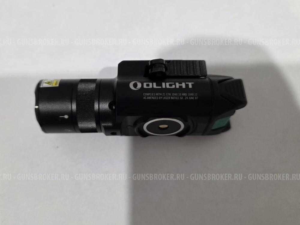 Пистолетный фонарь Olight Baldr Pro R + ЛЦУ зелёный