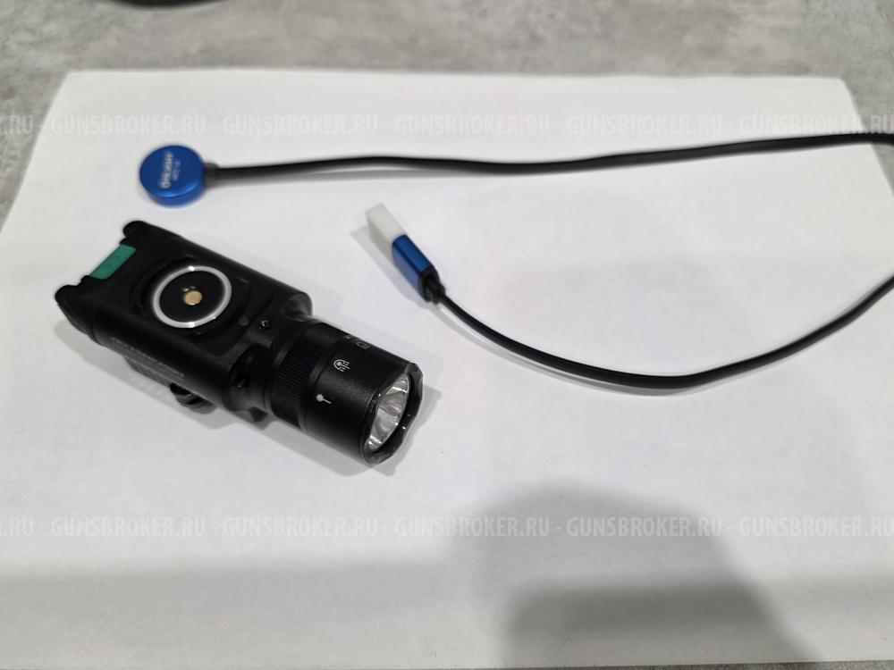 Пистолетный фонарь Olight Baldr Pro R + ЛЦУ зелёный