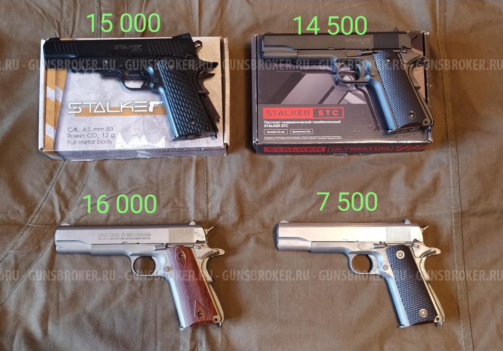 Пистолеты KWC с blowback распродажа